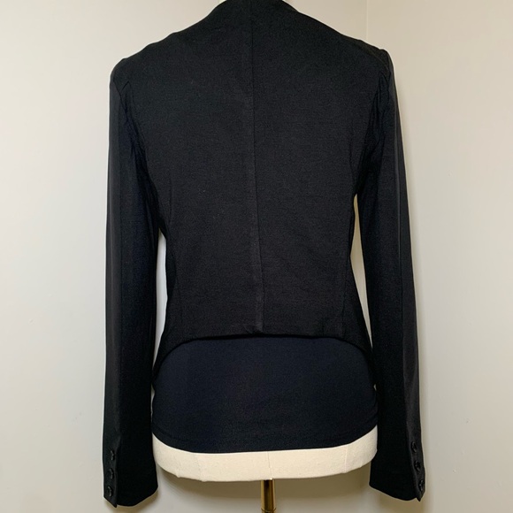 Asymmetric Black Jessica Simpson Tailored Blazer Jacket - Size M - Picture 6 of 7